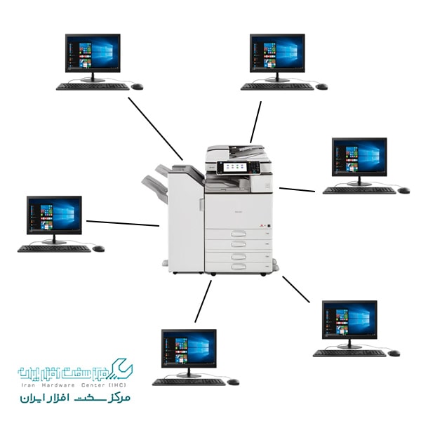 اموزش وصل کردن پرینتر به شبکه - chapghar.ir